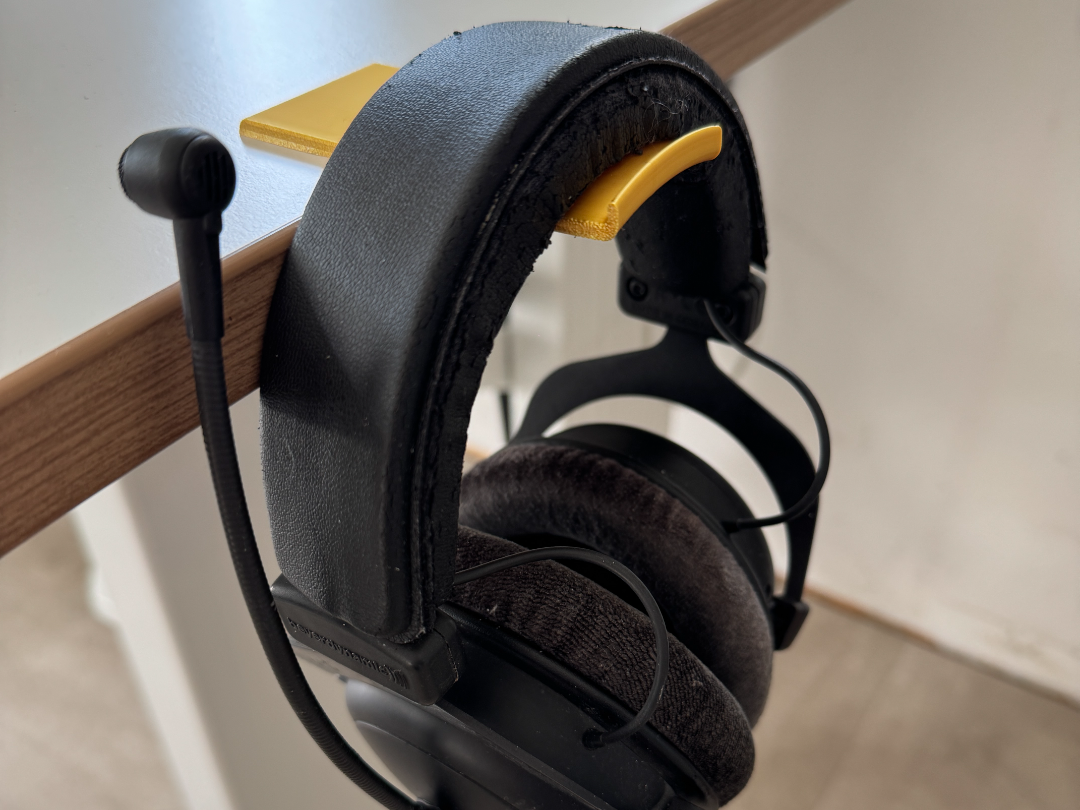 Headset Halter mit Klemmung