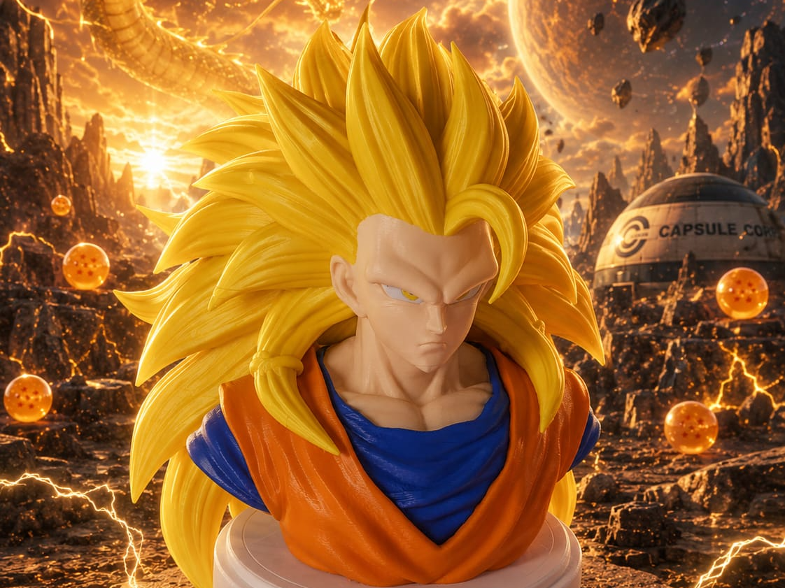 Buste GOKU 3 Dragon Ball Z AMS