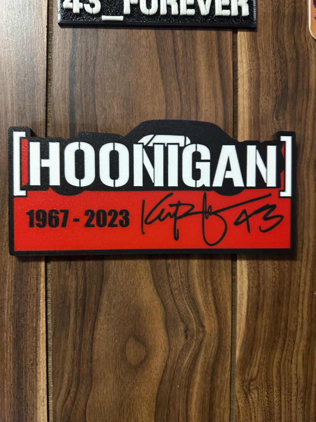 Hoonicorn ken block tribute lightbox/ wall art
