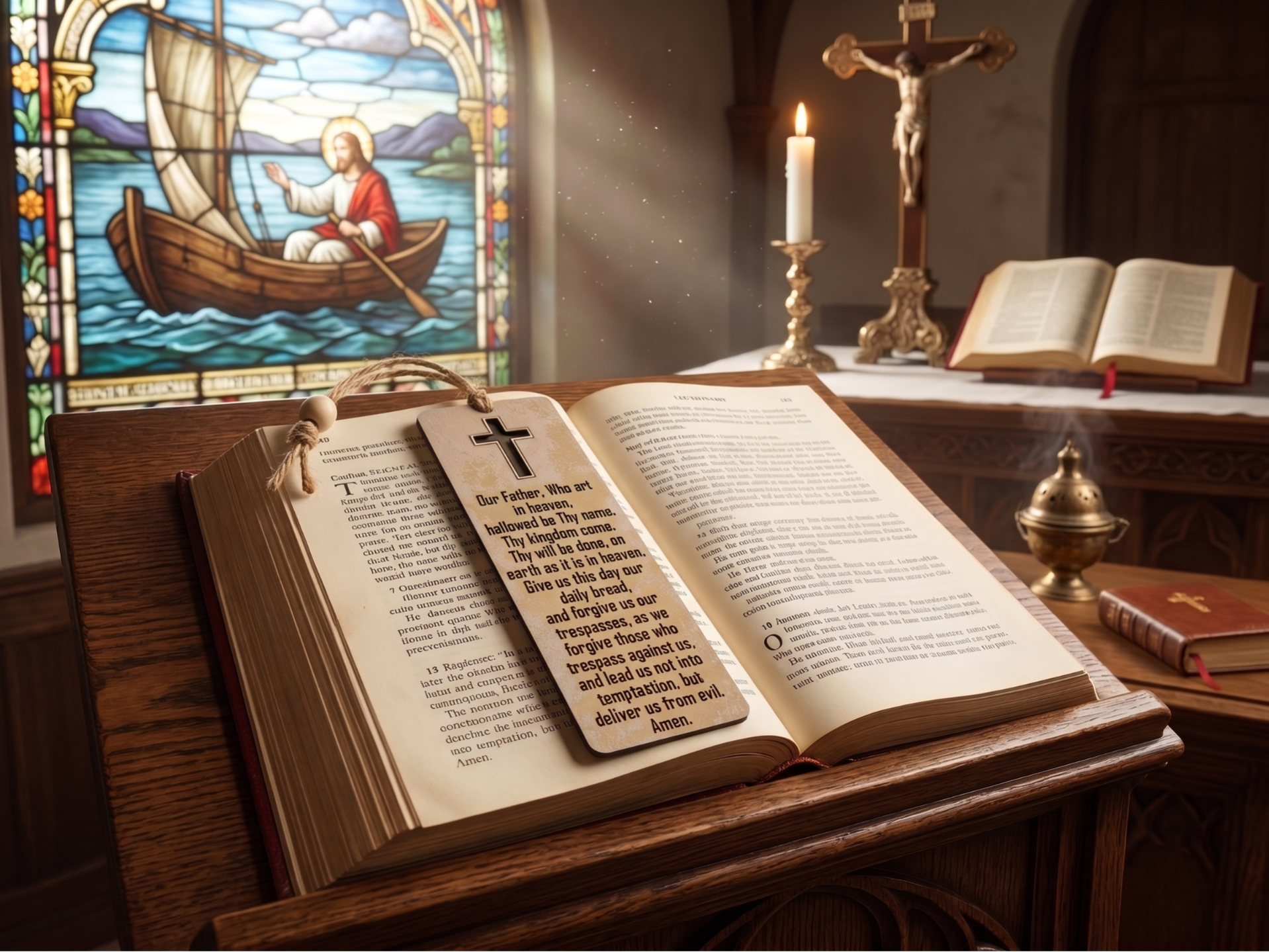The Lord's Prayer, Our Father Prayer Bookmark