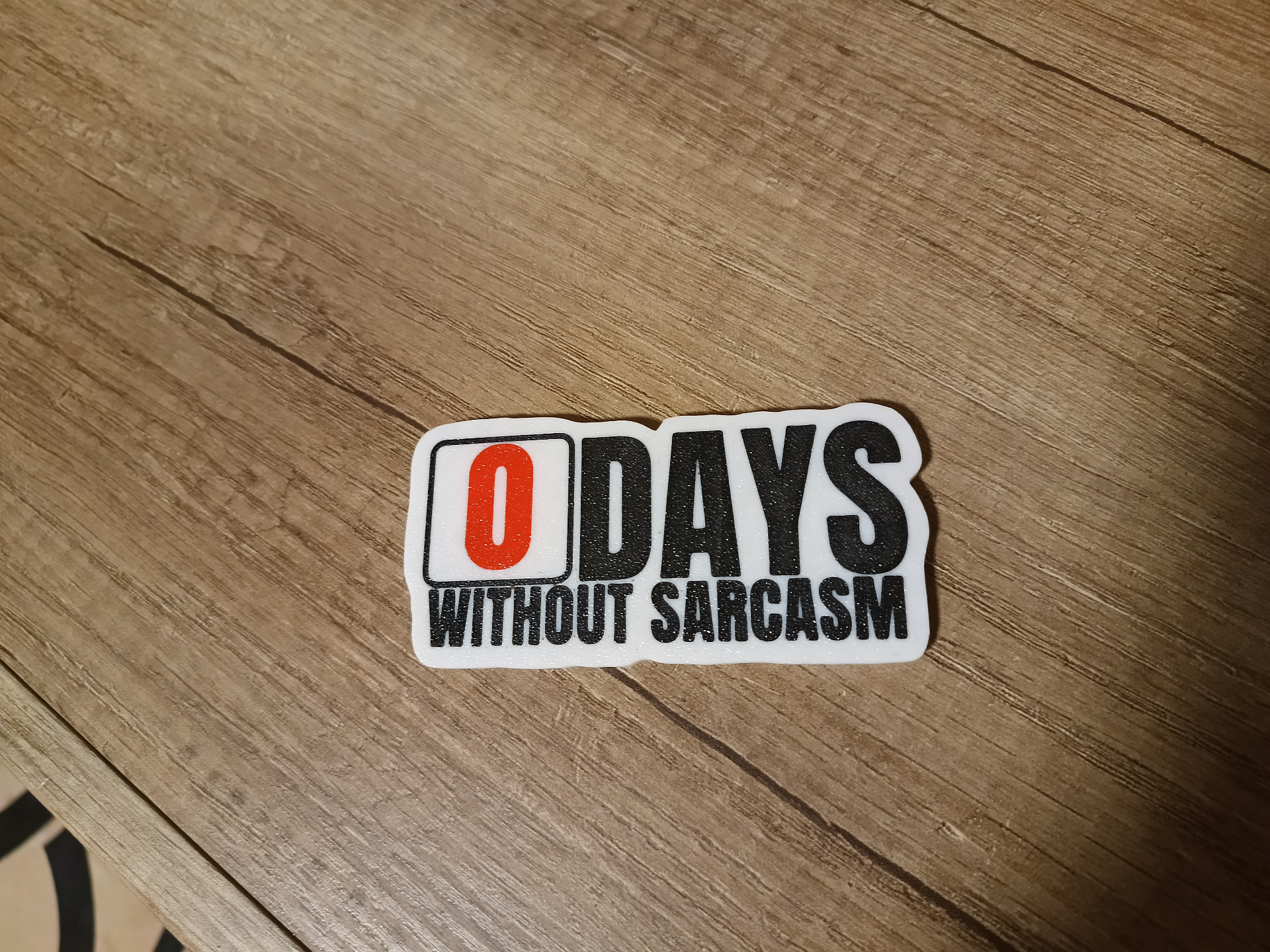Kühlschrankmagnet Sarcasm