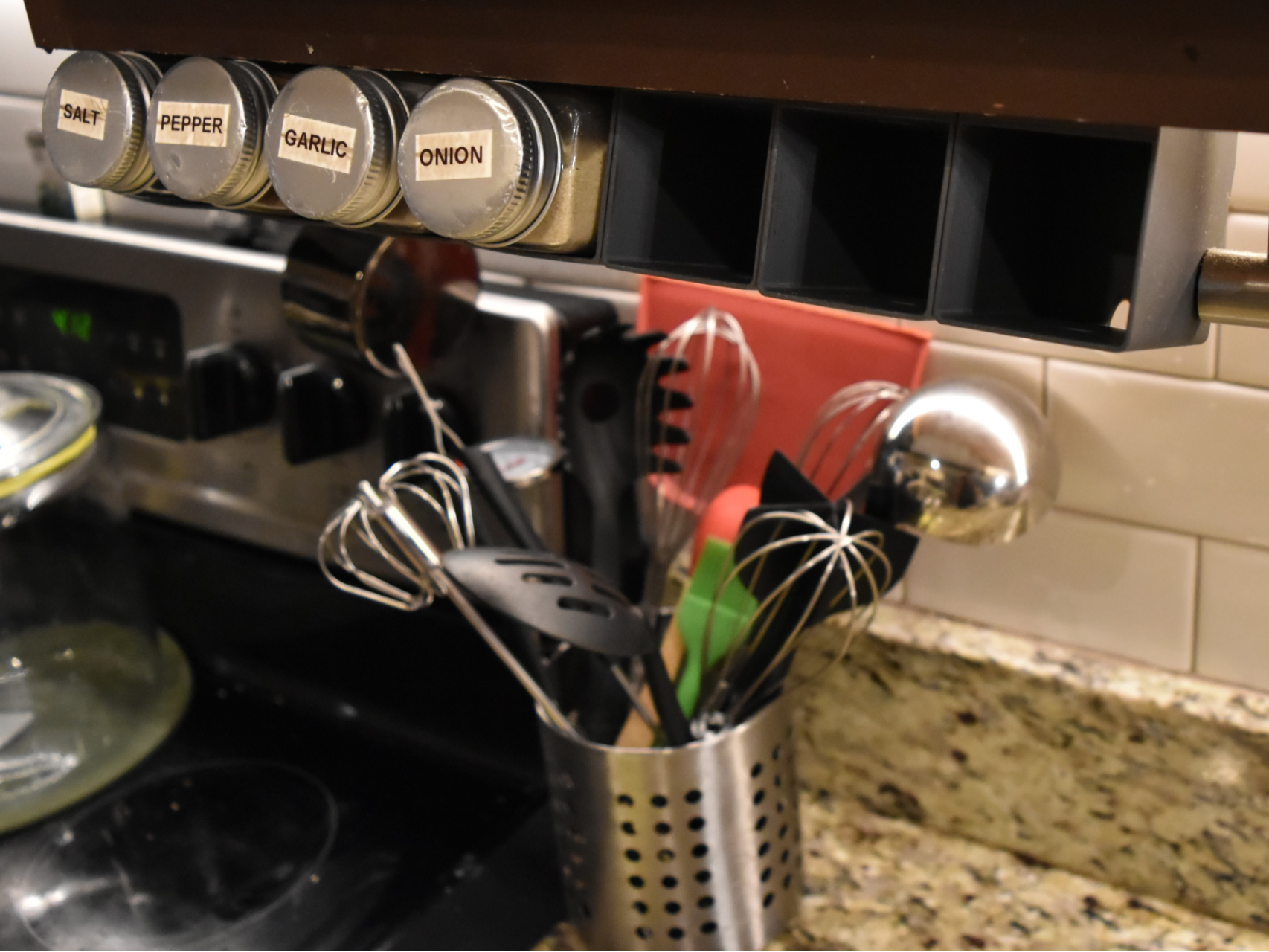 Modular Under Cabinet Spice Rack