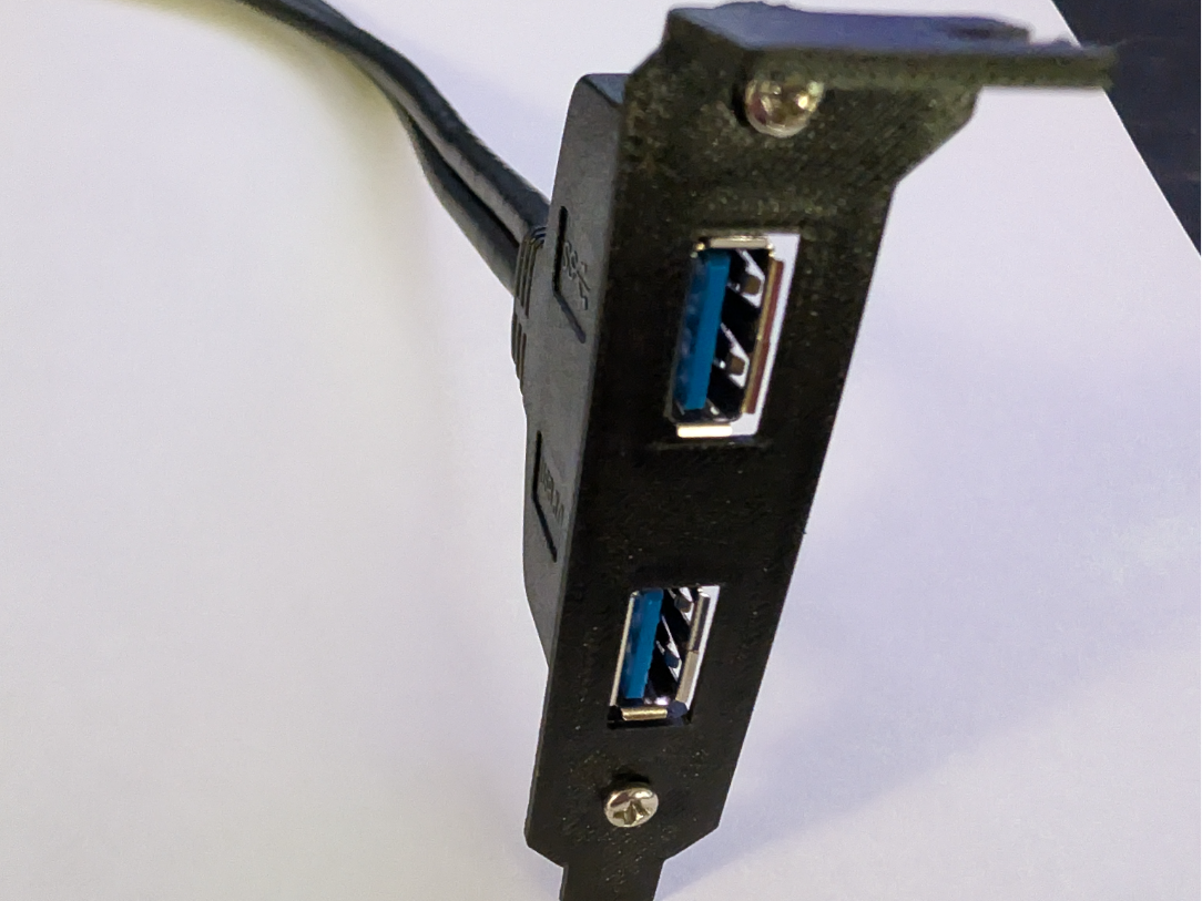 USB Low Profile Pci-e bracket