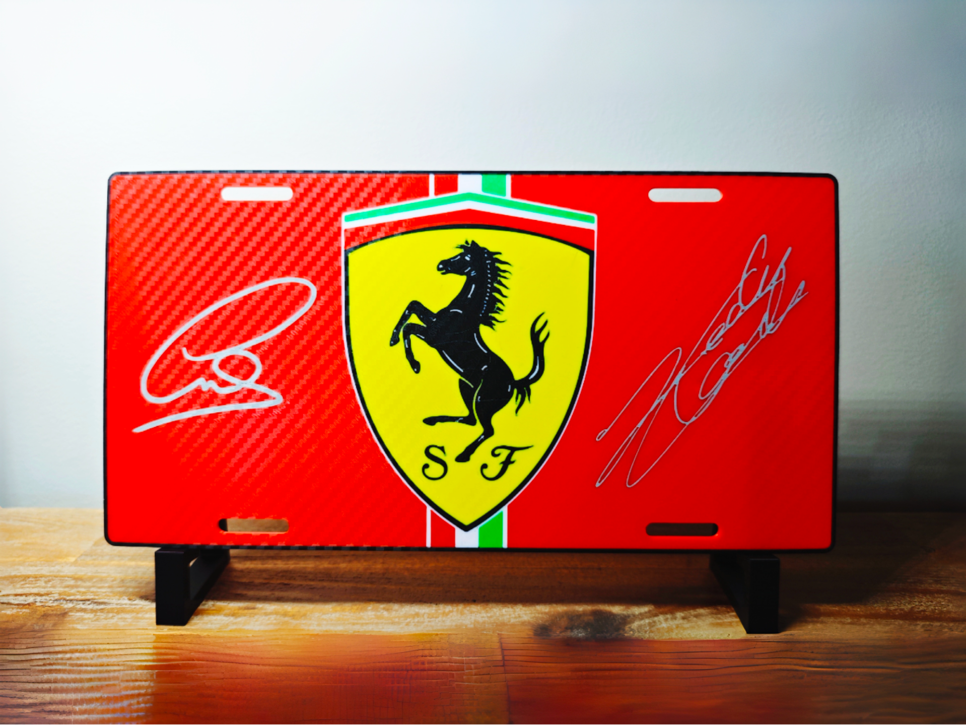F1 Team Licence Plate - Ferrari