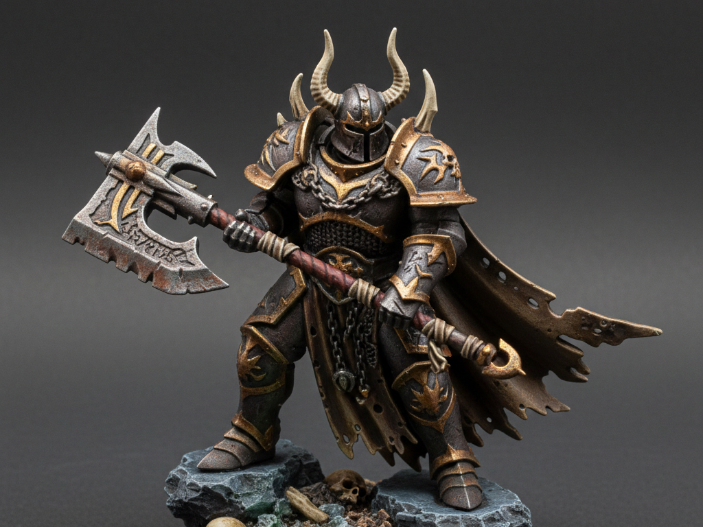 CABALLERO CON HACHA WORLD OF WARCRAFT