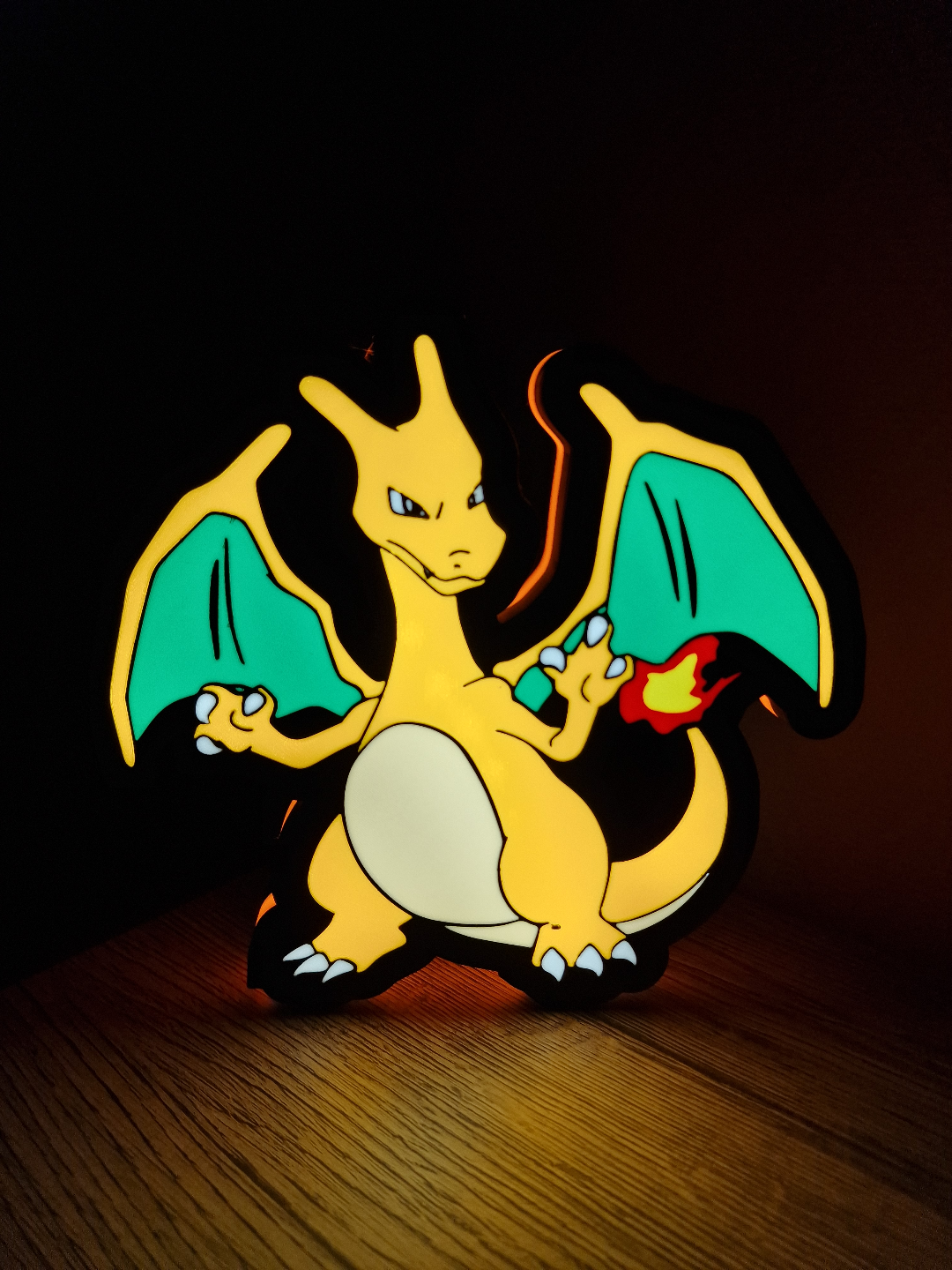 Charizard Pokemon Lightbox LED Lamp and Wall art