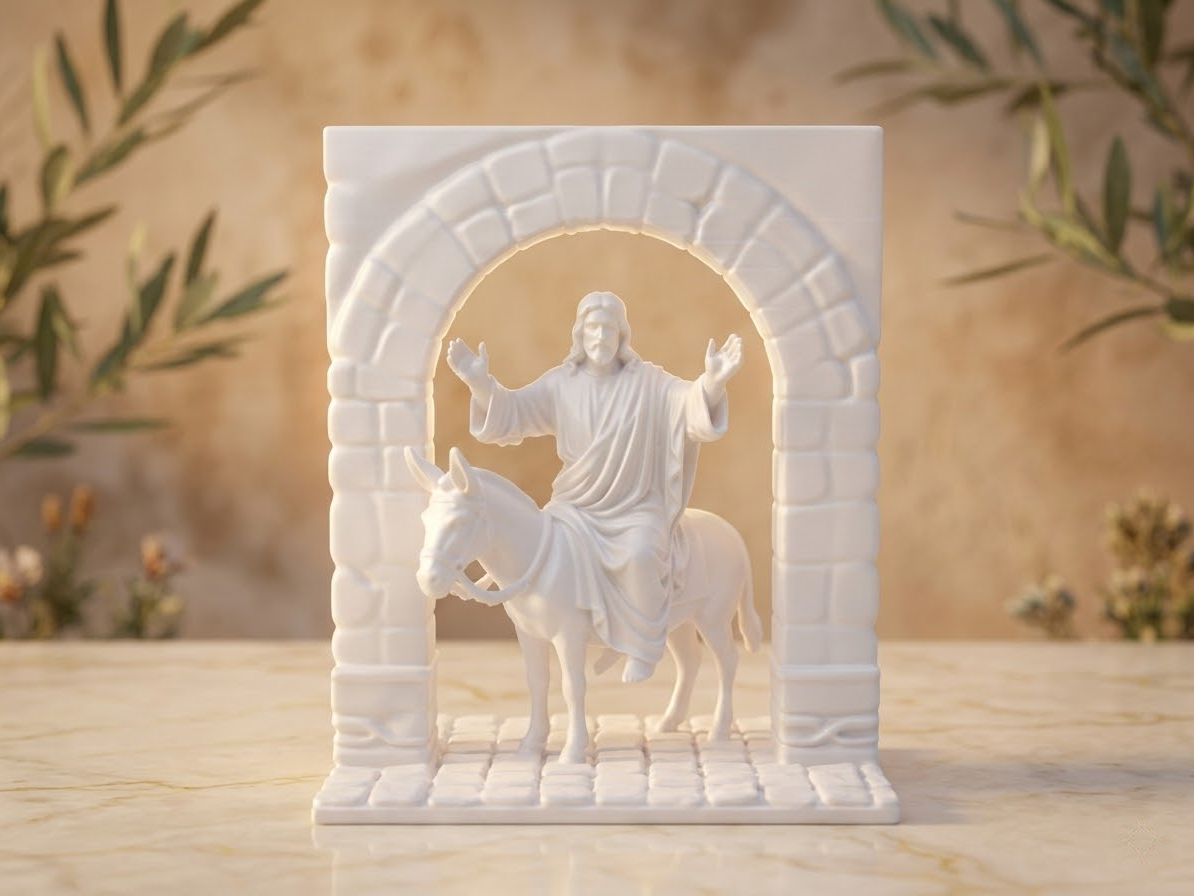 Christ's Entry - Palm Sunday Figurine