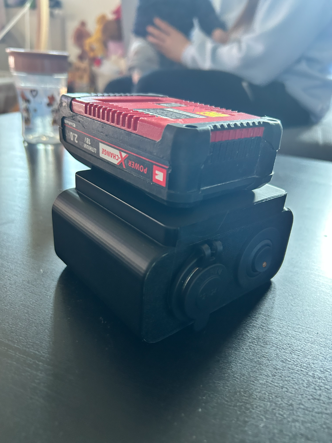 Einhell Akku Adaper auf KFZ-Steckdose - Car socket 12V / 24V
