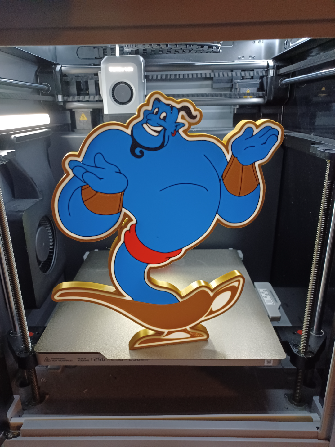 Genie (Aladdin) in a lamp lightbox