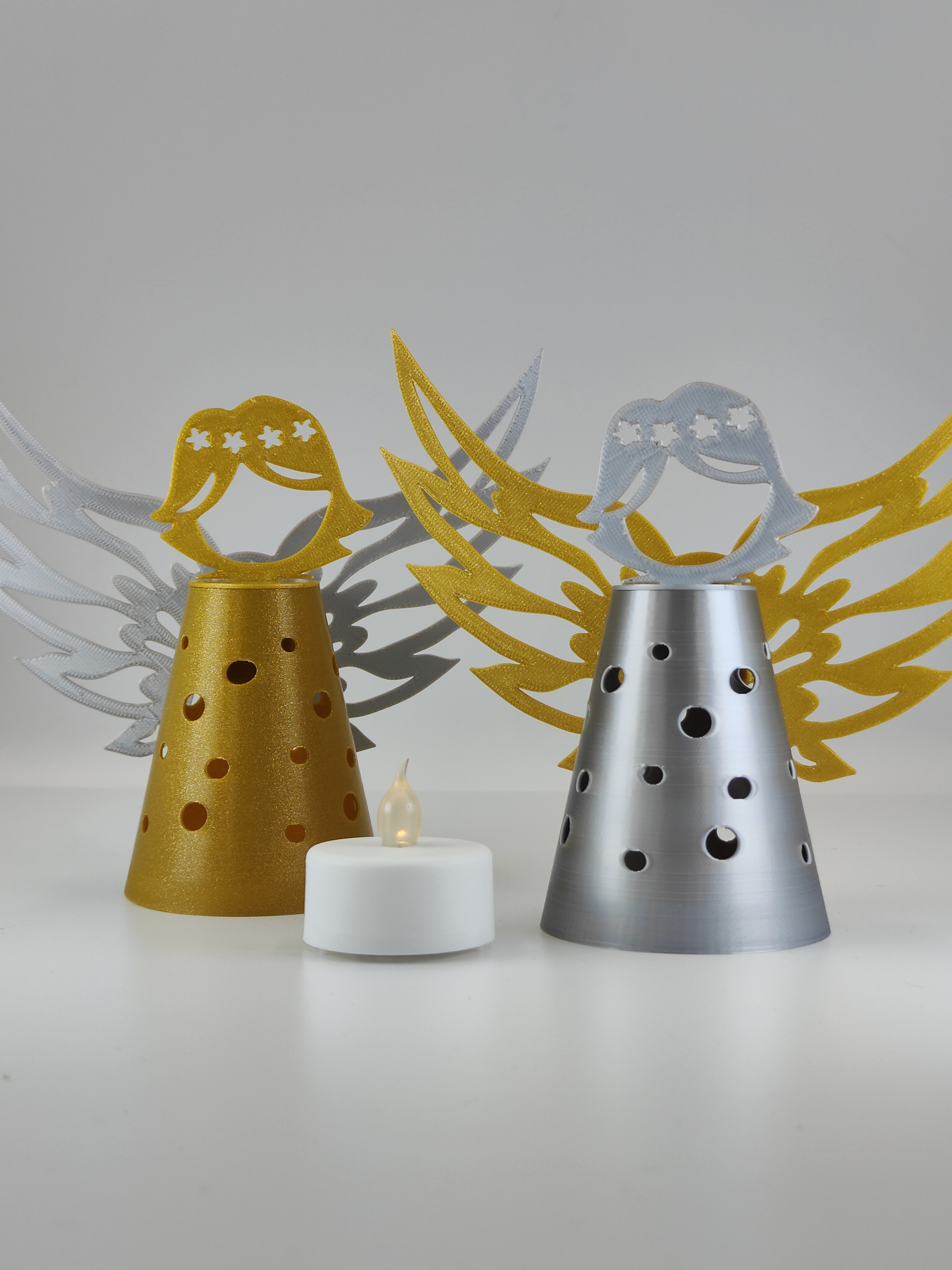 Christmas Angel Tealight Lantern