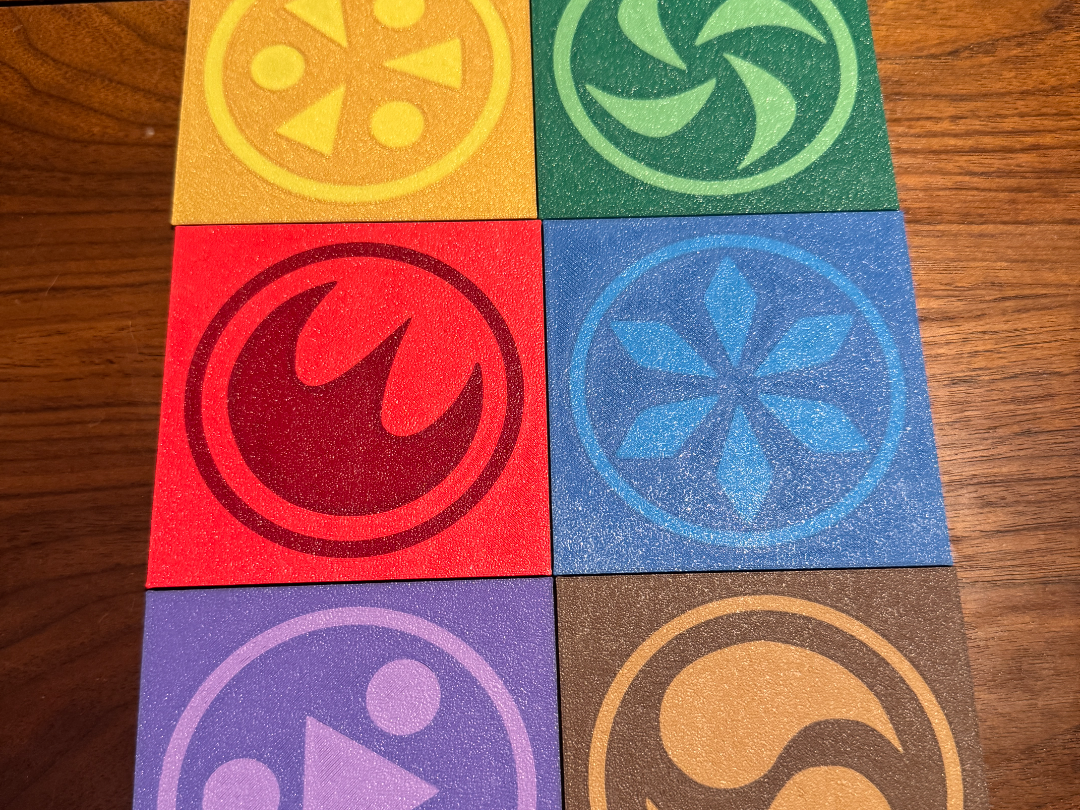 Ocarina Of Time Six Sage Medallion Coasters