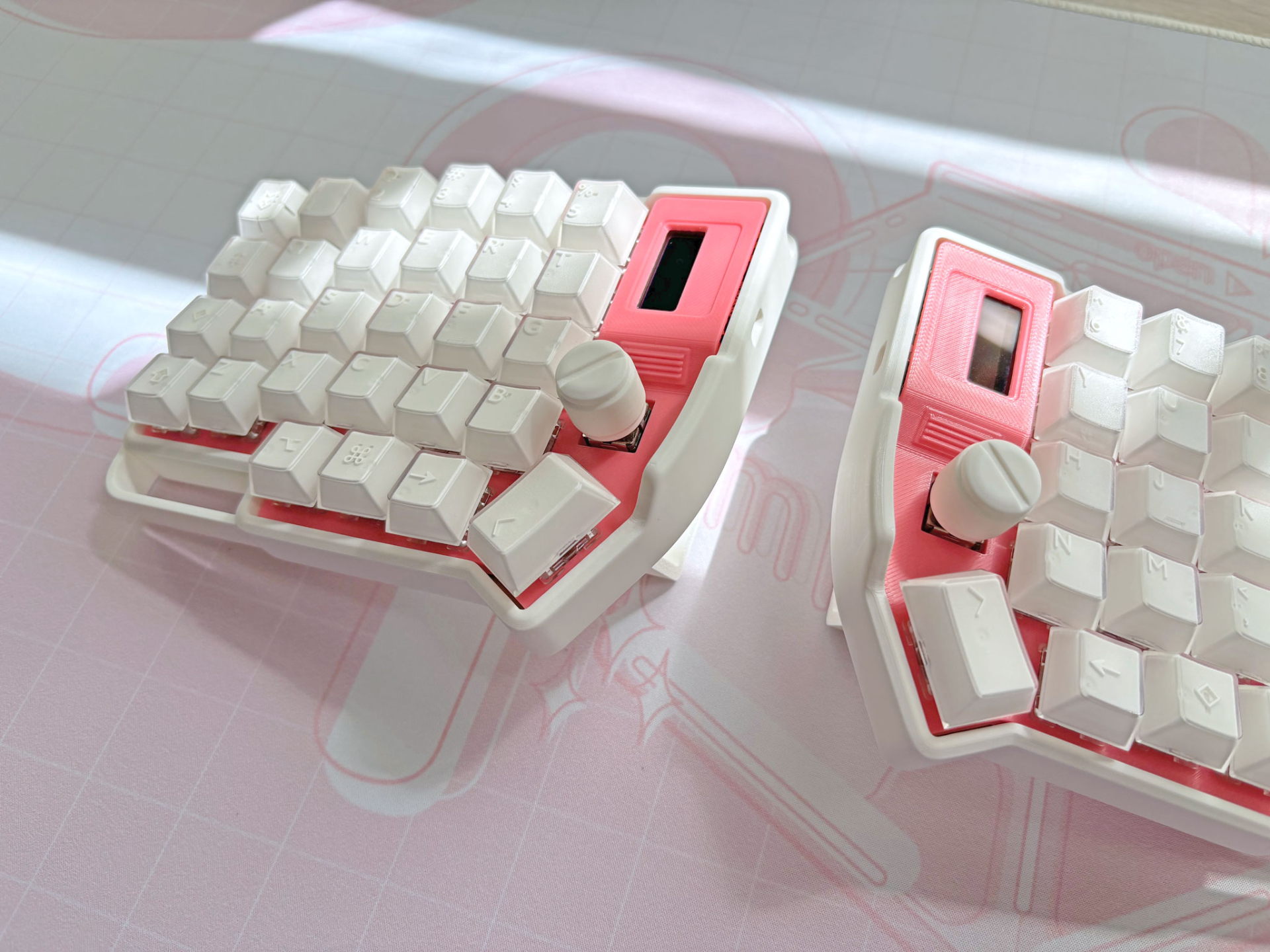 Manta58/s Split Keyboard Case - For Lily58 PCBs