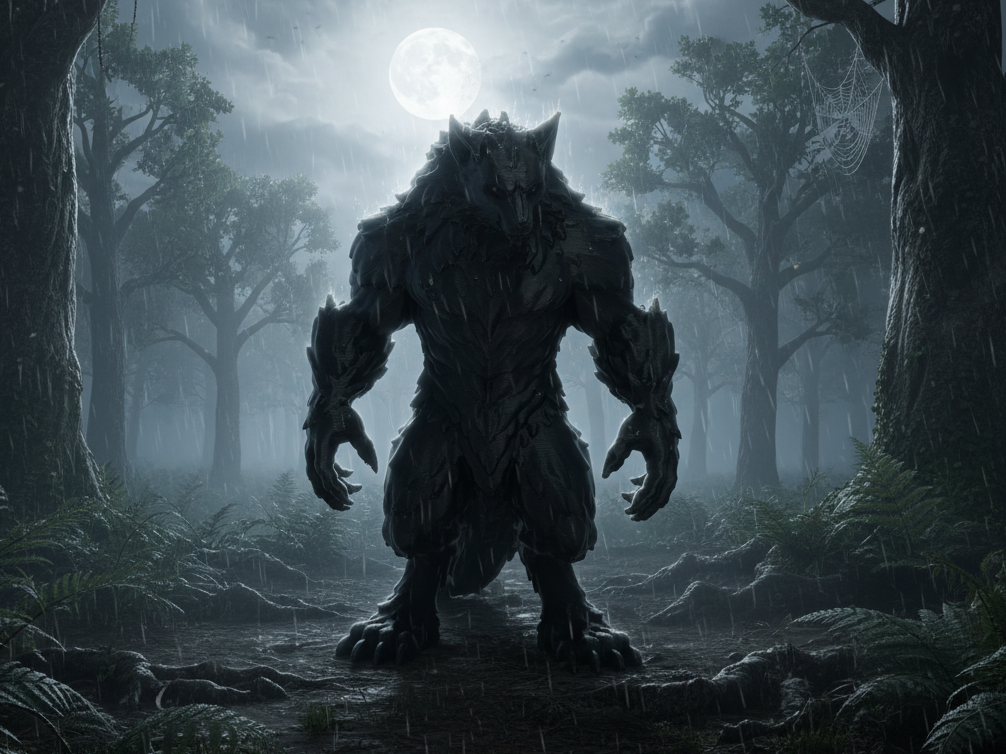 Werewolf Figurine - Werewolf Display Model