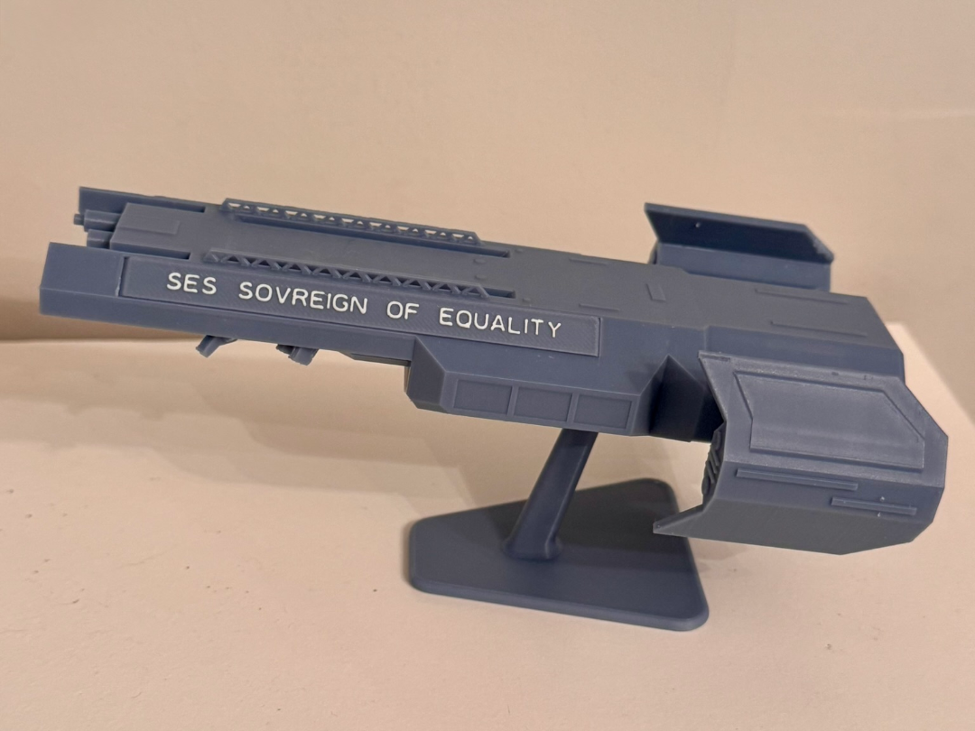 Miniature Helldivers 2 Super Destroyer
