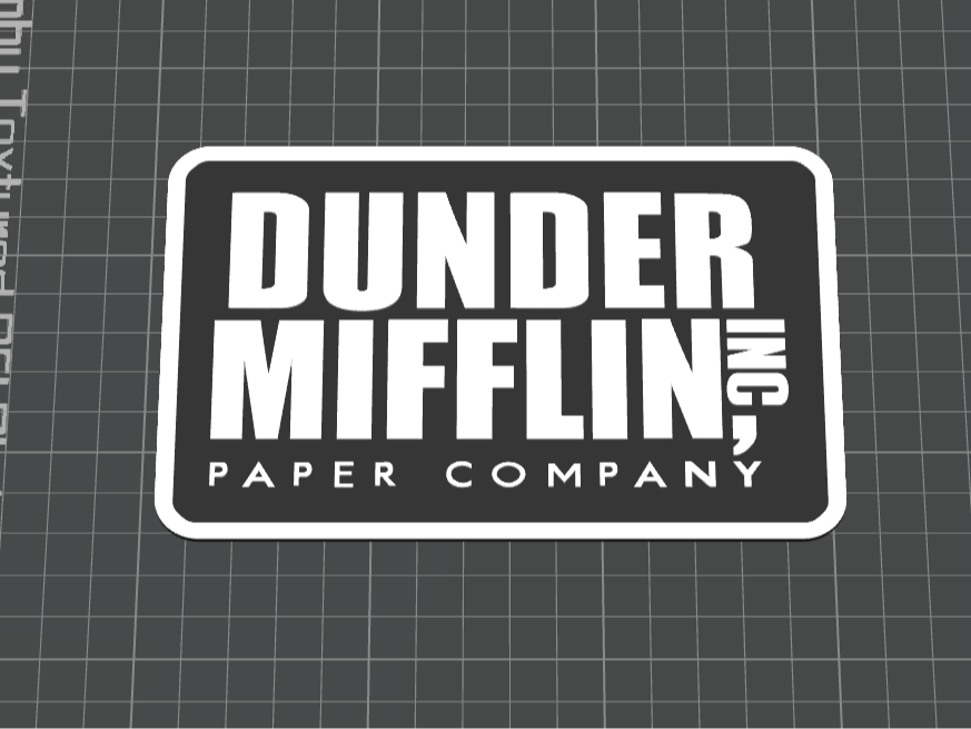 Dunder Mifflin Door Sign