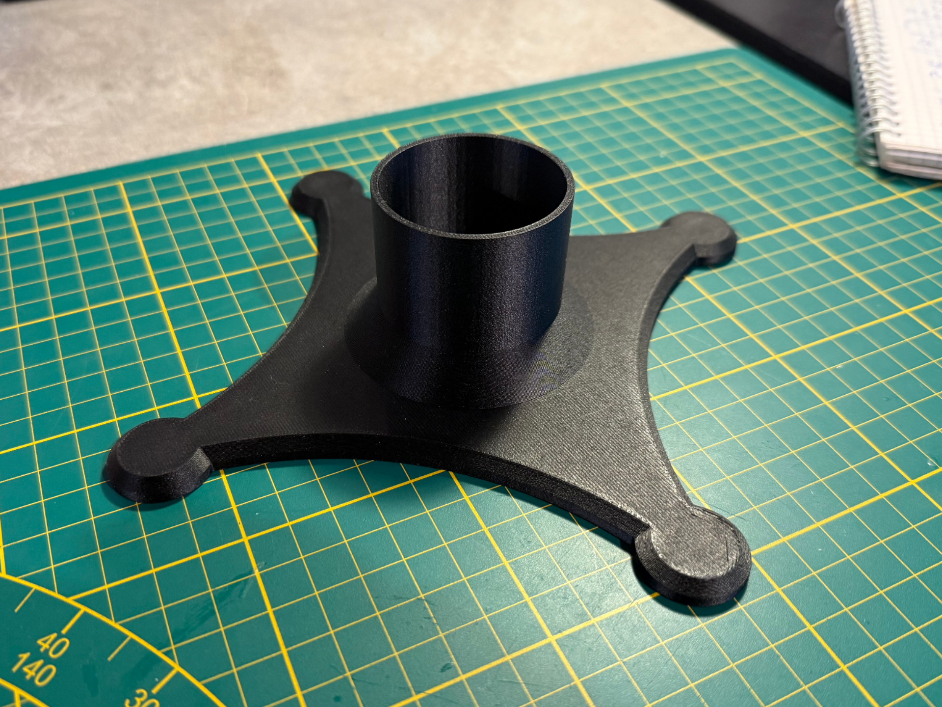 50mm hose to 125mm square magnets