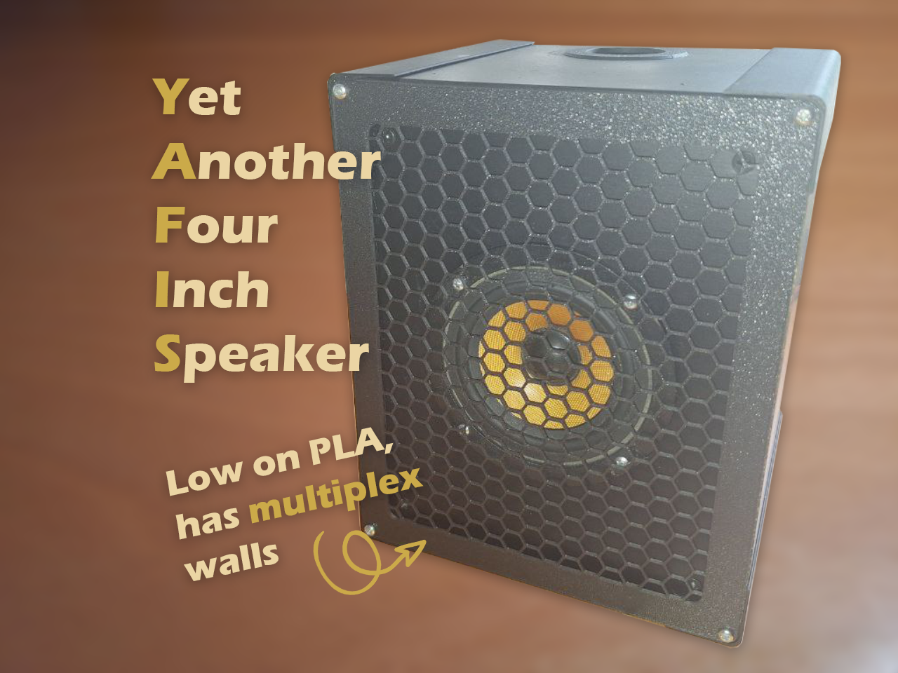 YAFIS - Yet Another Four Inch (10cm) Speaker box