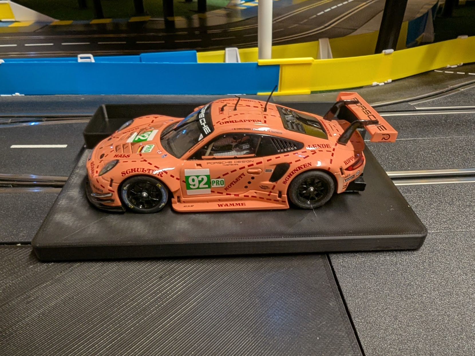 stand bac mécanique pour slot car