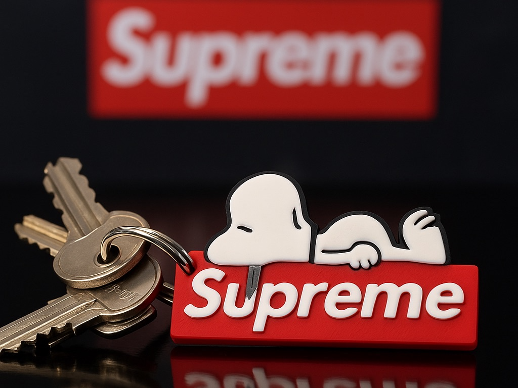 Portachiavi Snoopy x Supreme