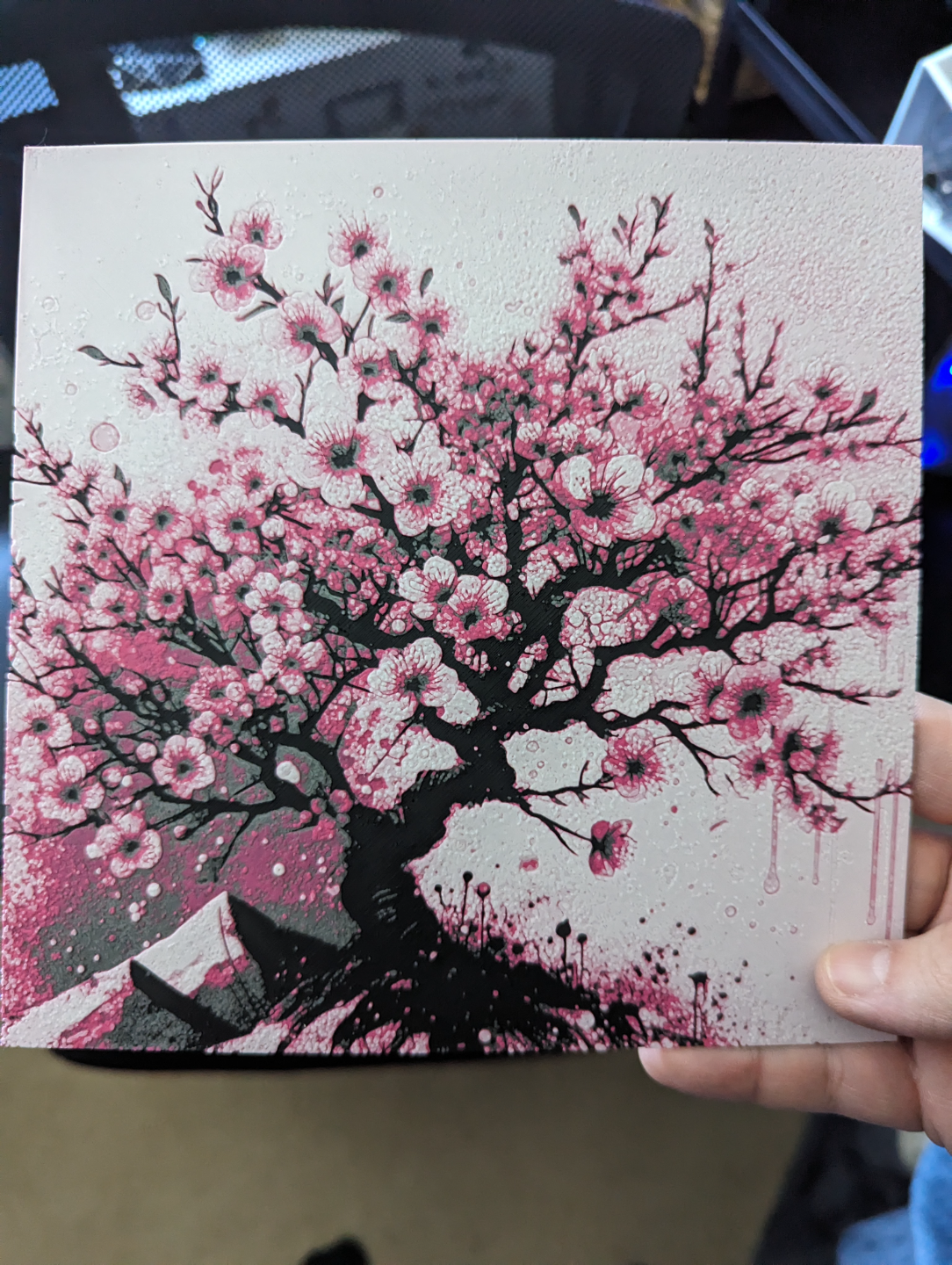 Cherry Blossom Hueforge