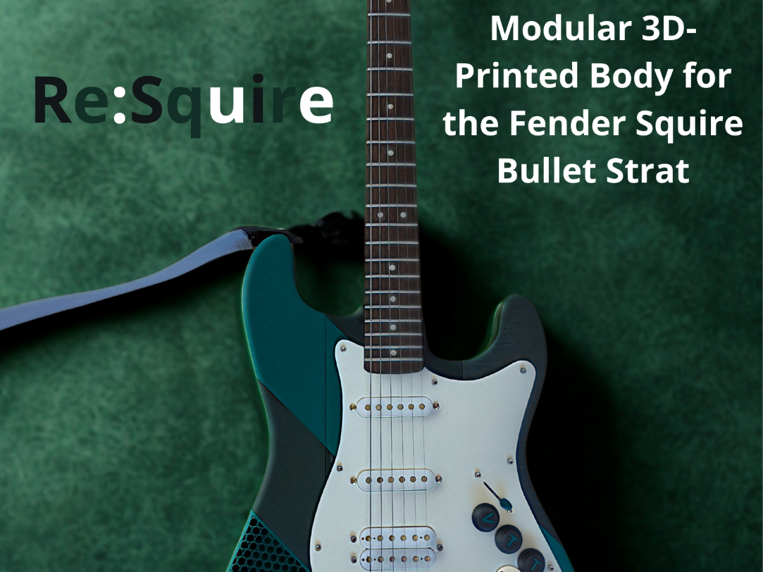 Re:Squire - A Modular 3D-Printed Guitar Body