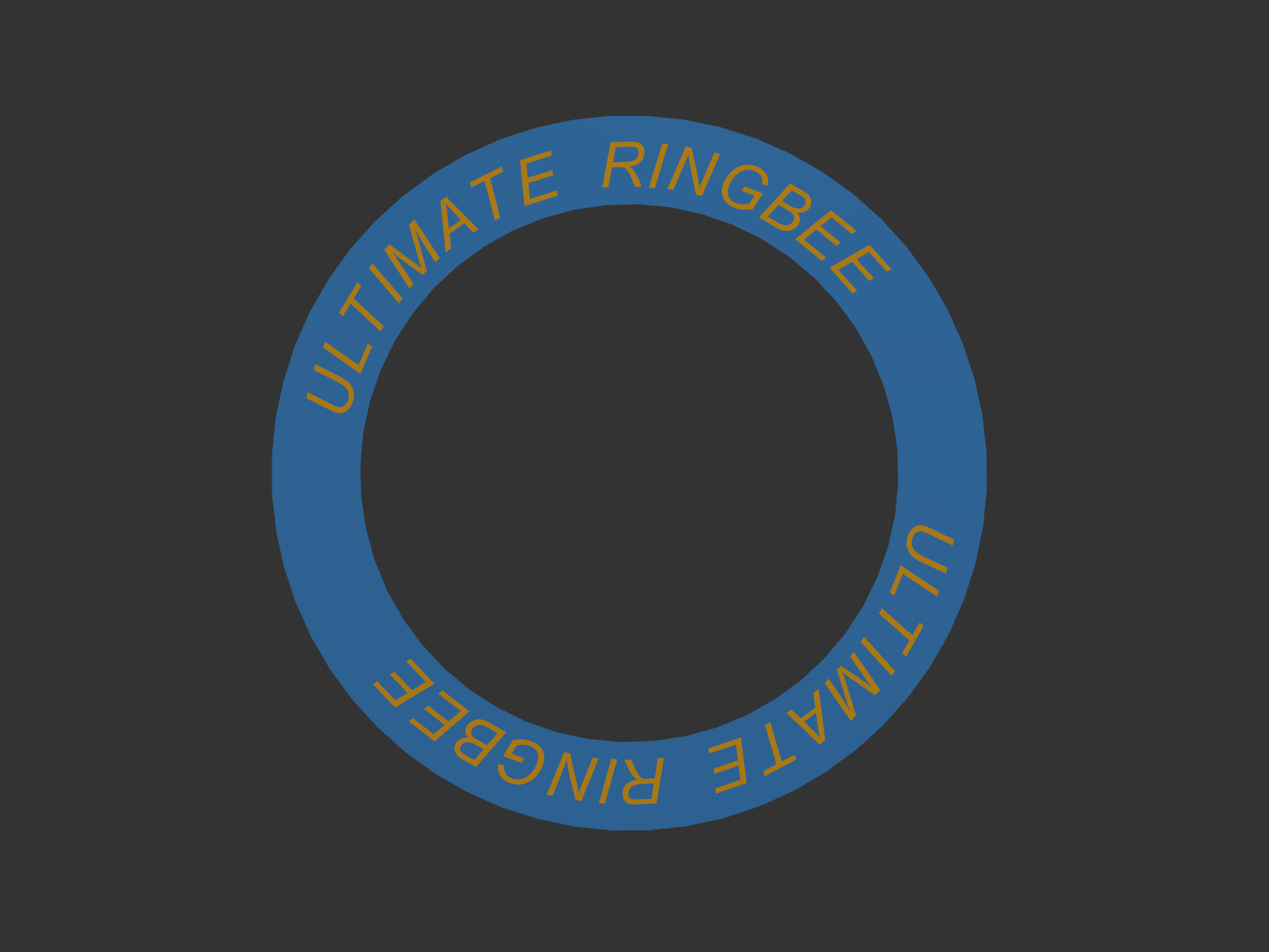 Flying Disk "Ultimate Ringbee"