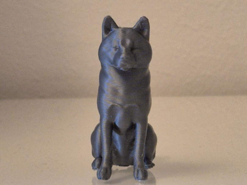 Akita Inu – 3D Printable Dog Statue