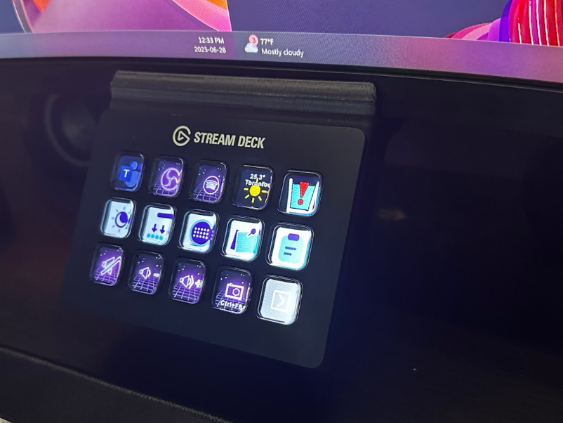 Stream Deck Monitor Mount mk1