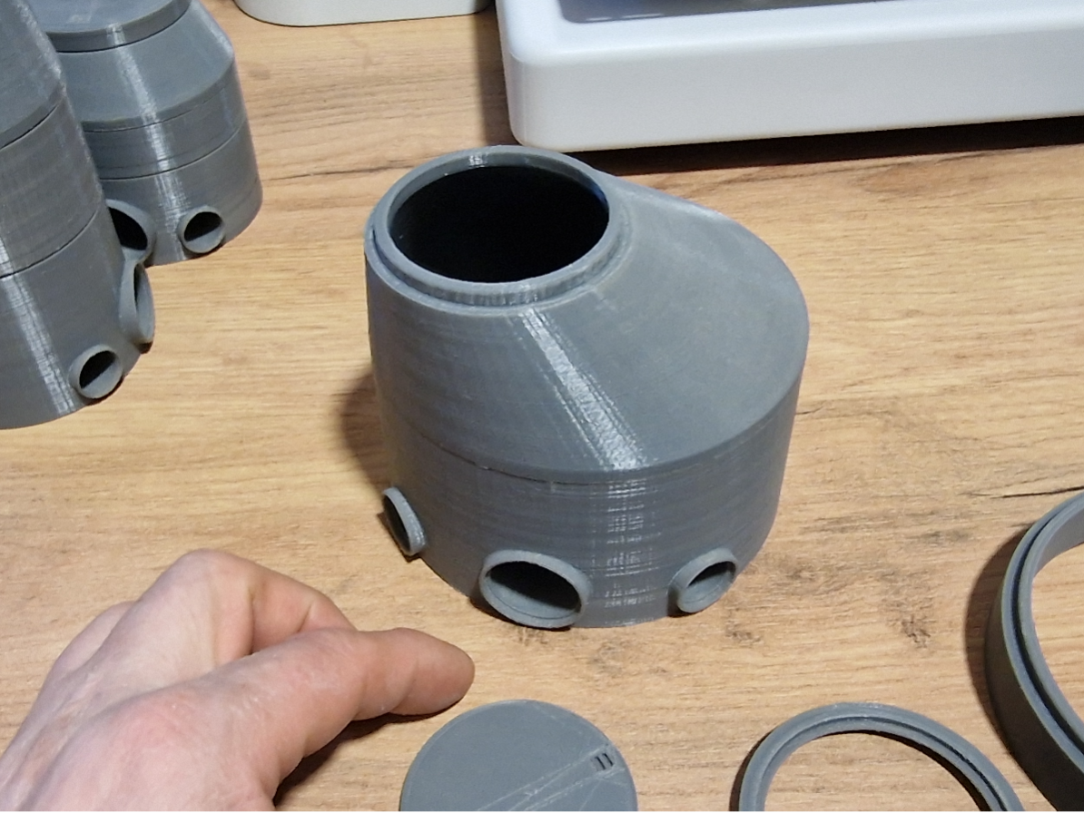 1m Betonschacht in 1:14