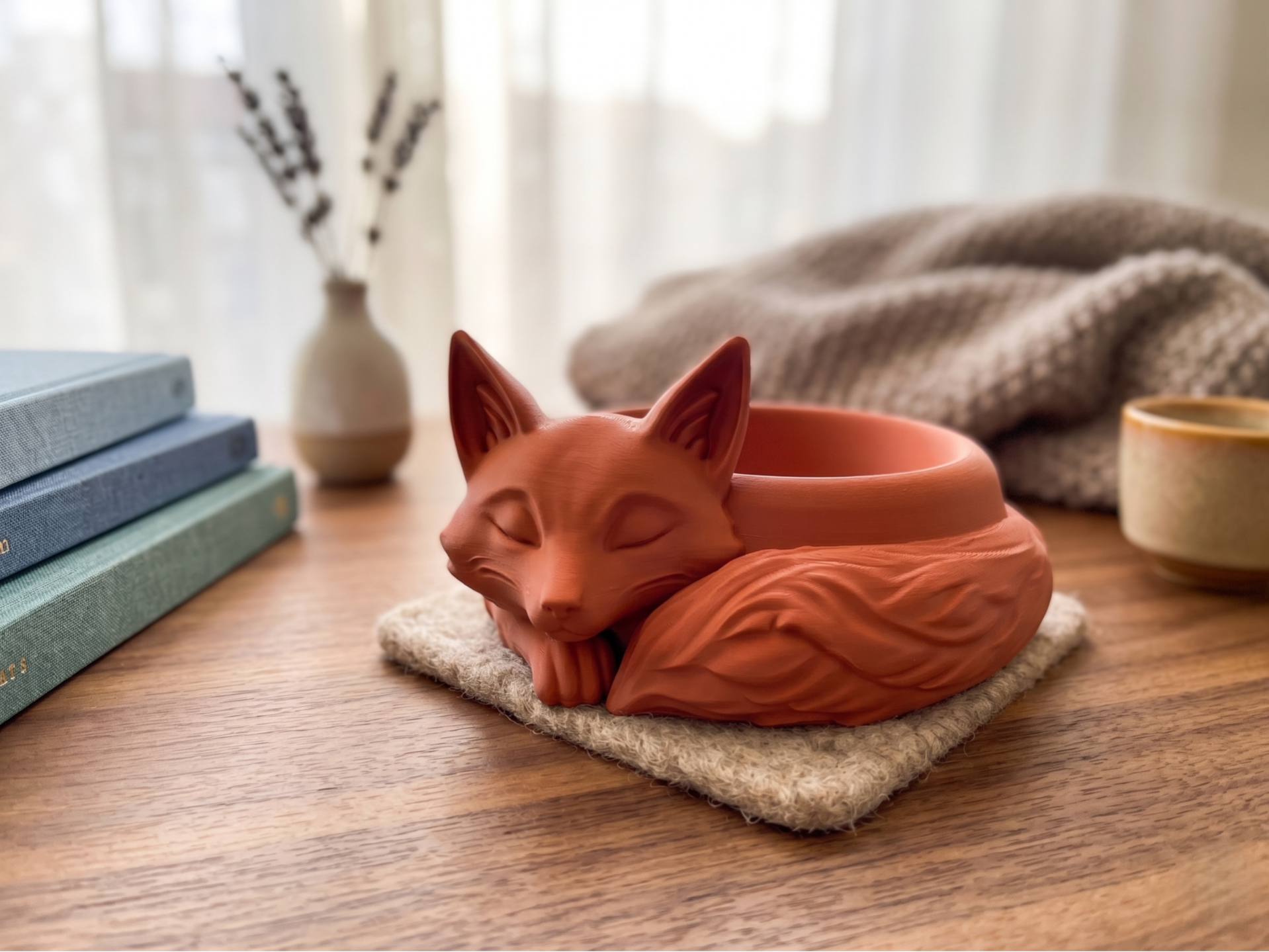 Cute FOX bowl, candy dispencer.