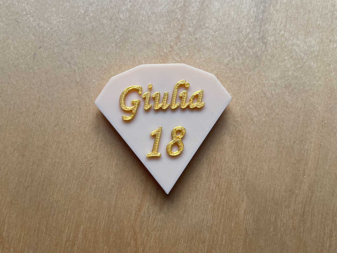 Calamita Gemma 18° Compleanno – Personalizzata