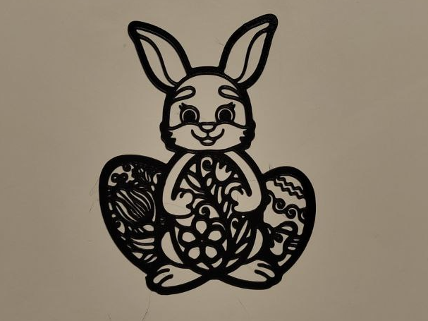 easter bunny wall art