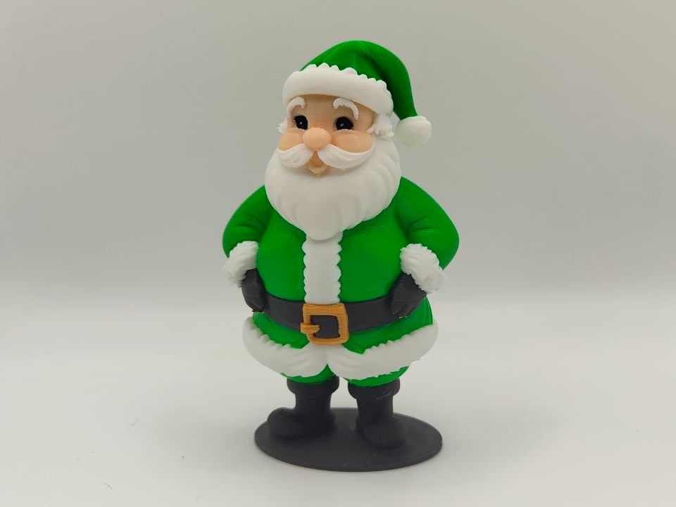 Green Santa Claus - Statue