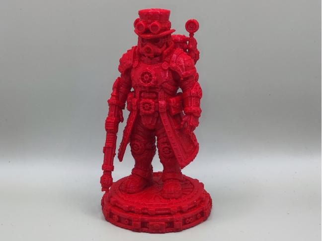Steampunk invention guardian  sculpture