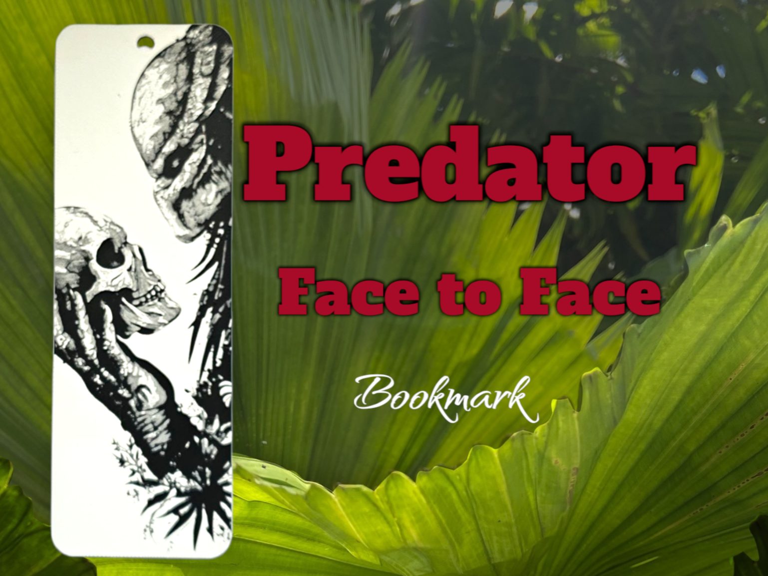 Predator Face To Face - Bookmark
