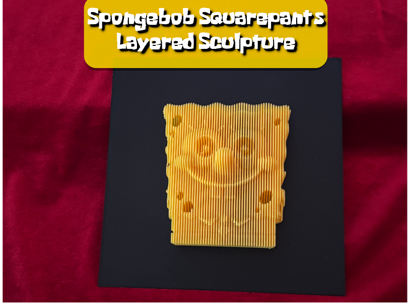Spongebob Squarepants Layered Sculpture