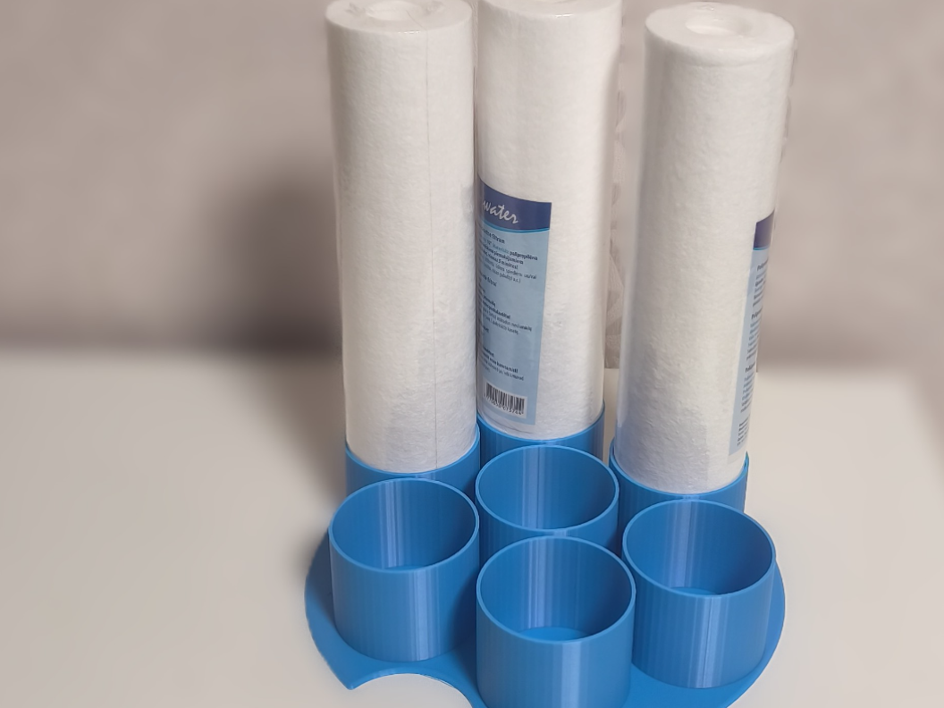 Water filtration 10 inch element stand