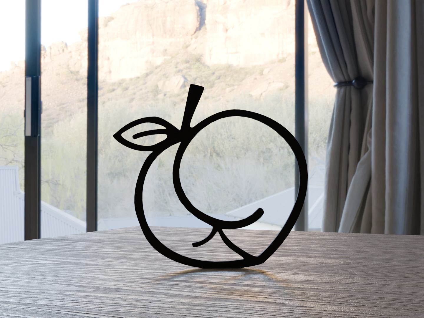 "Booty" Logo Wall Art Decoration