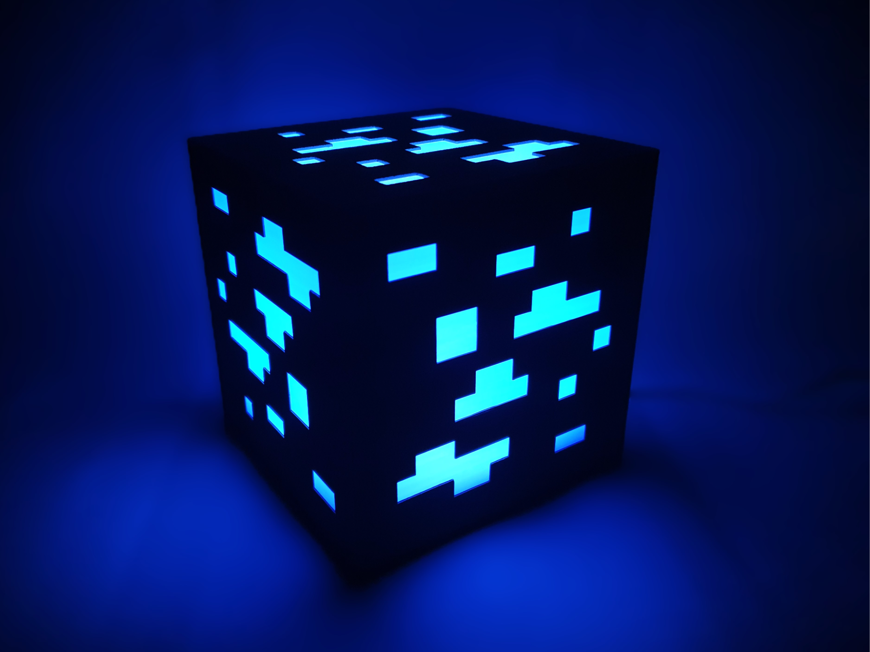 Minecraft Ore Lamp 120 mm size - LED Lamp Kit 001