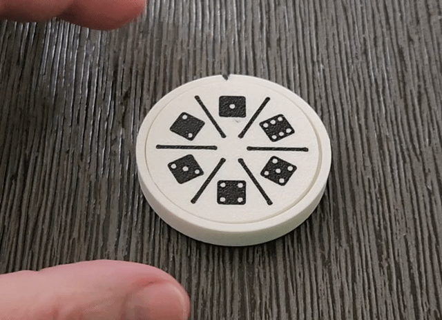 6-Sided Dice Spinner