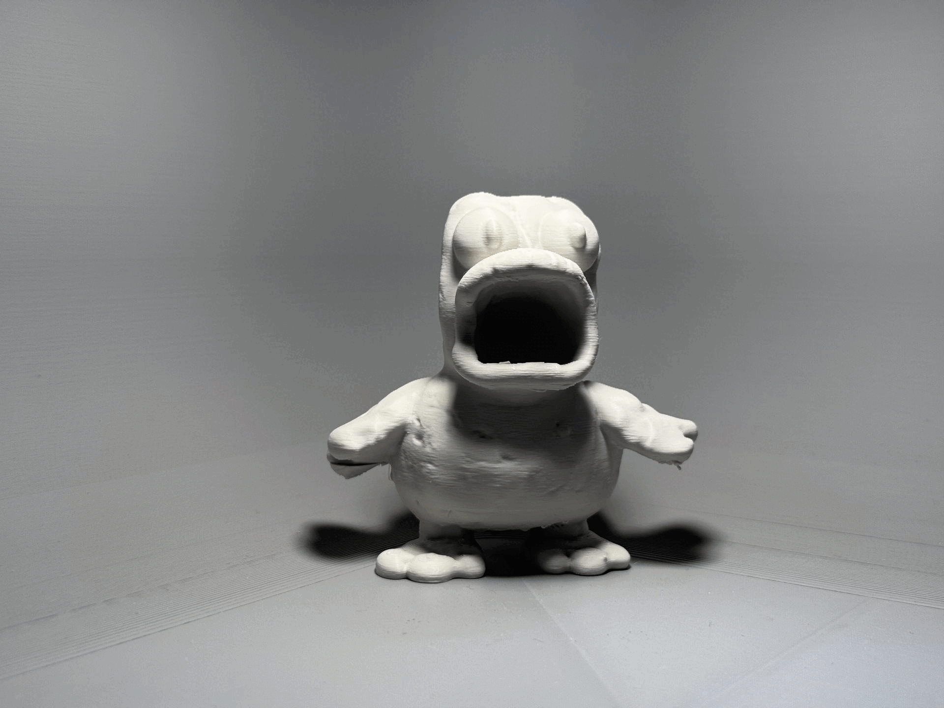 Claymation Duck – Straight outta the uncanny void!