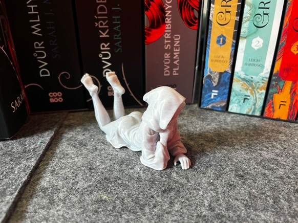 The Relaxed Phantom (Cheeky Ghost Pin-Up Pose)