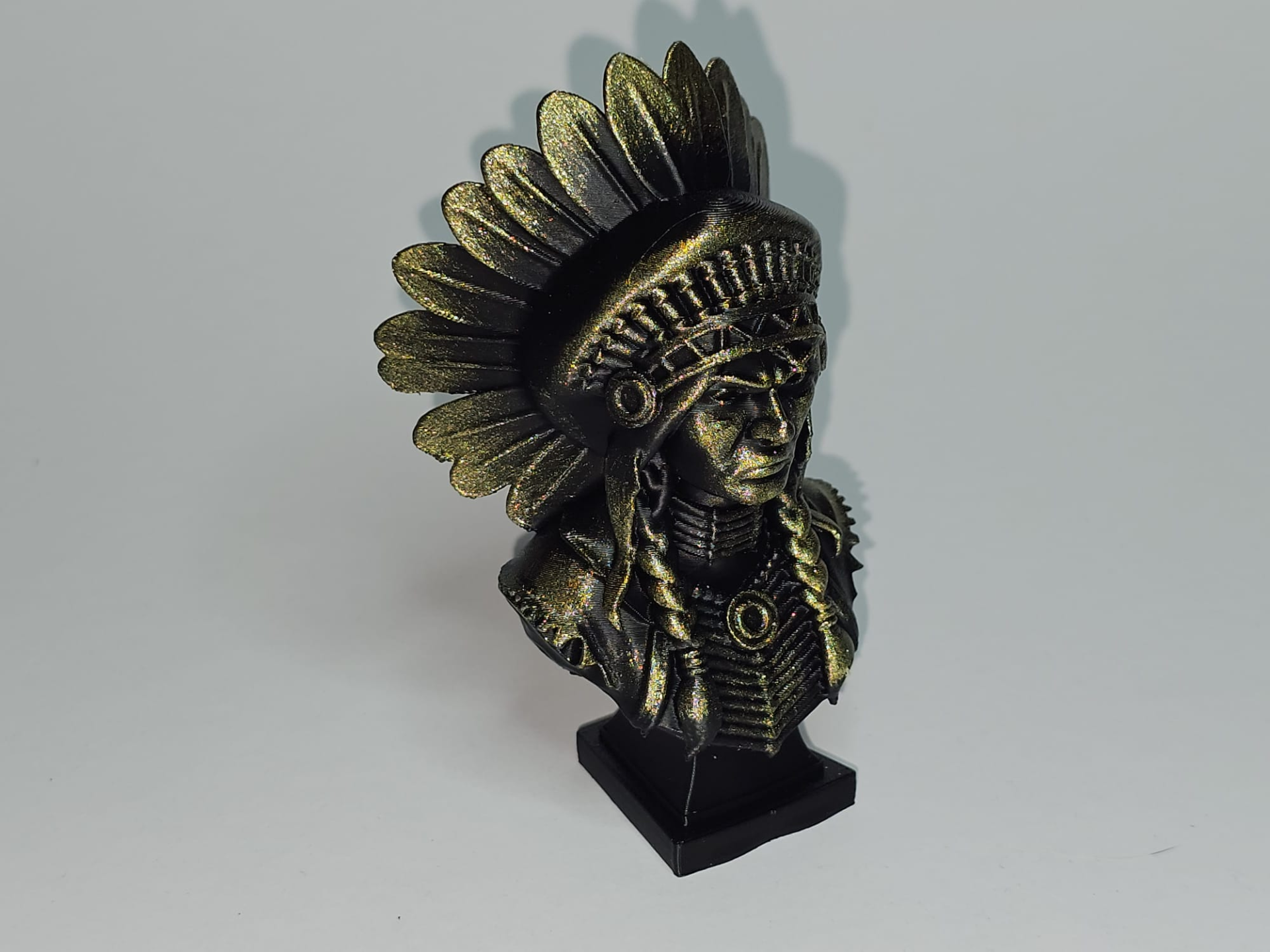 Golden Tribal Princess - Authentic Native Beauty