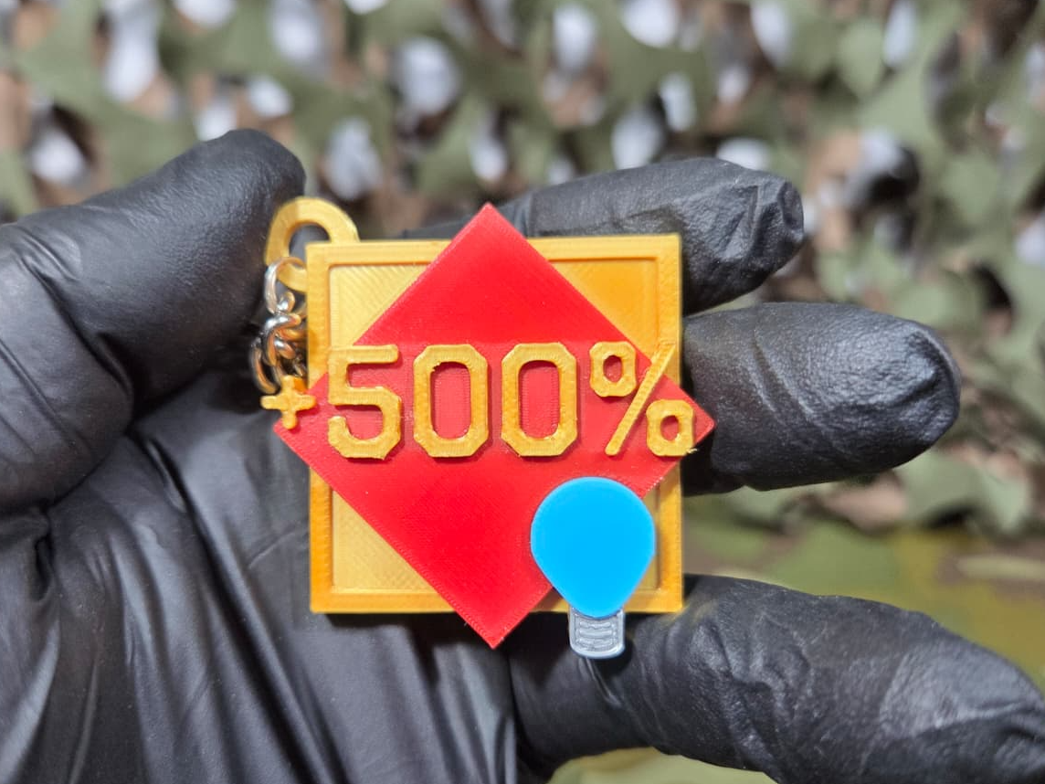 War Thunder +500% RP BOOST Keychain