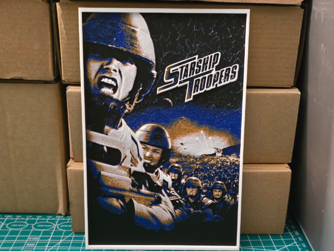 Starship Troopers Movie Poster - Hueforge Art
