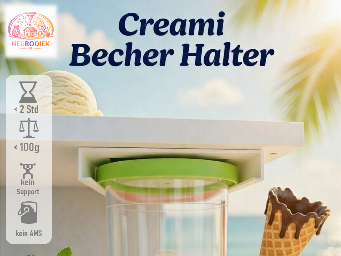 Ninja Creami Becherhalter