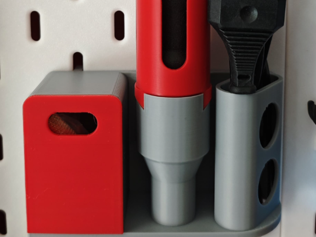Skadis holder for heat insert / soldering iron
