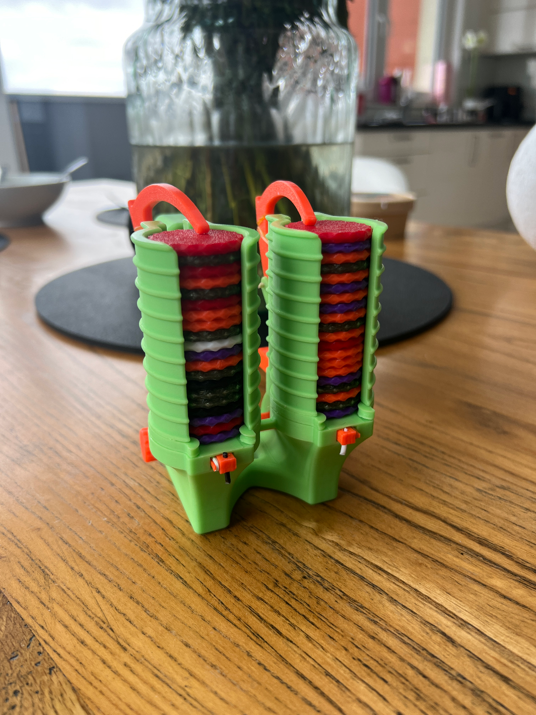 Double-Barrel Gatling Disc Shooter 2 plates / printprofile for P1S