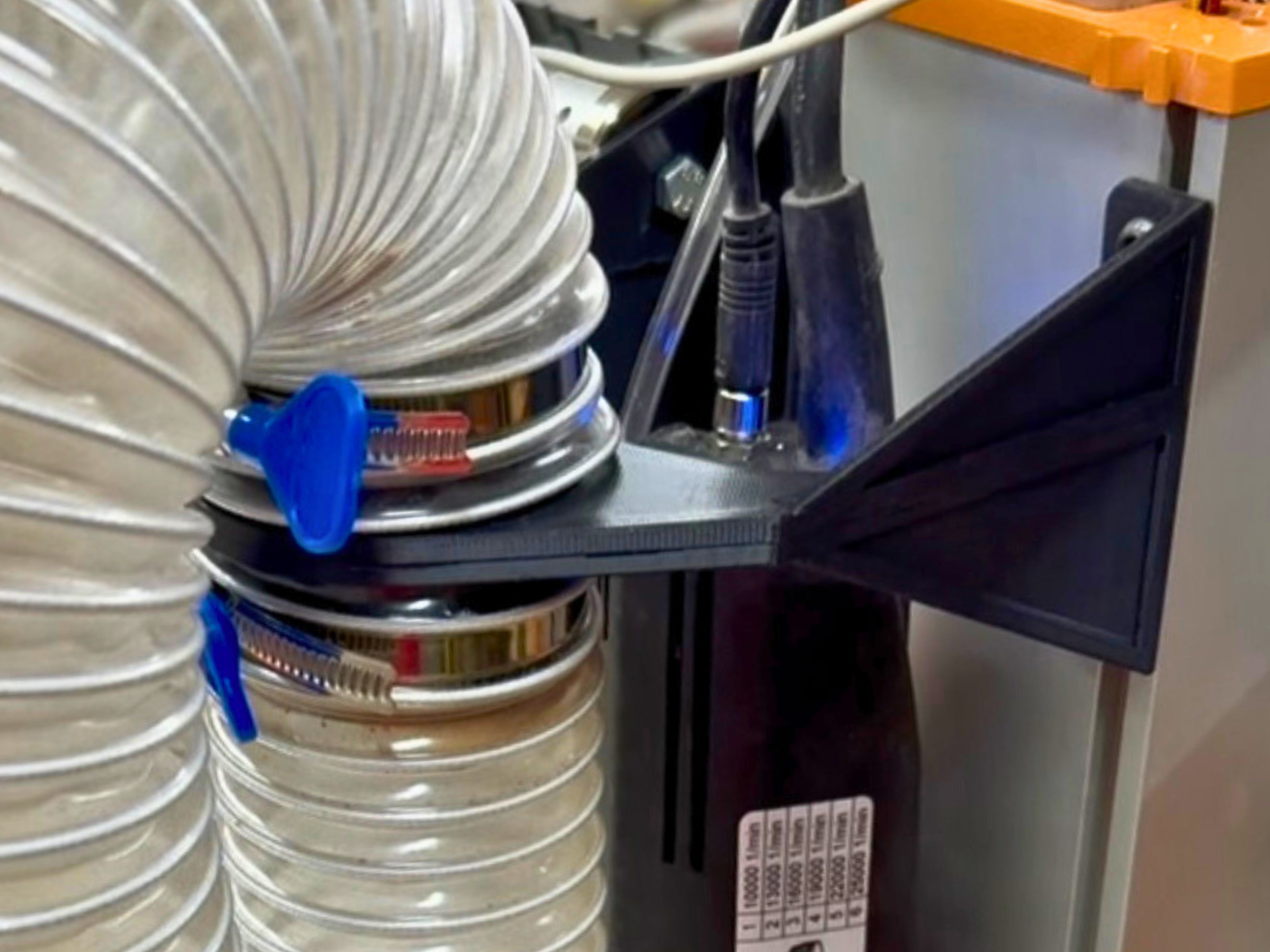 Stepcraft M-Series CNC Z Gantry Dust Hose Mount