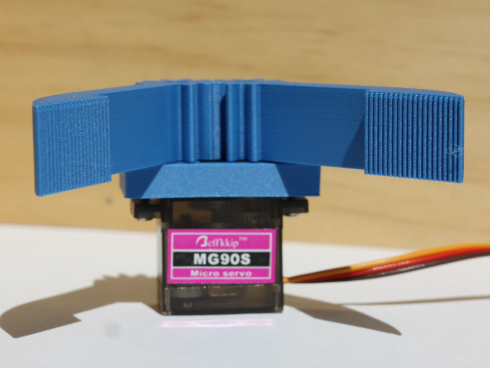 Robot Claw for MG90s Micro Servo (Wider Grippers)